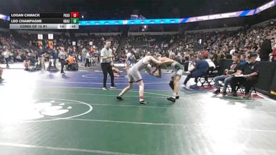 132 lbs Consi Of 16 #1 - Logan Camack, Paso Robles (CS) vs Leo Champagne, Grace Davis (SJ)