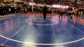 125 lbs Round 3 - Raeli Morel, Choteau Wrestling vs Jessica Blow, Butte Wrestling Club