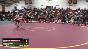 106 lbs Cons. Round 1 - George Marinopoulos, Marist vs Logan Haney, Crown Point