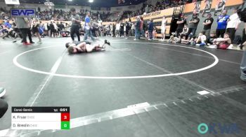 110 lbs Consolation - Kanyon Fryar, Choctaw Ironman Youth Wrestling vs Drake Breslin, Choctaw Ironman Youth Wrestling