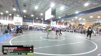 175 lbs Cons. Round 4 - Matin Ghanavat, Capistrano Valley vs Rex Topete, South Hills