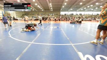 160 lbs Rr Rnd 2 - Alex Kay, OBWC White vs Evan Oglesby, Trident Takedown