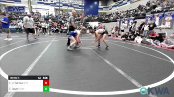 110 lbs Rr Rnd 4 - Evelyn Jerez-Gamas, Standfast vs Taylor Covel, Harrah Little League Wrestling