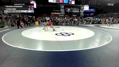 100 lbs Champ. Rd Of 16 - Michael McNamara, IL vs Cohen Reer, OH