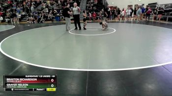 65 lbs Round 3 - Braxton Richardson, Jackson County vs Grayer Nelson, Conestoga Wrestling