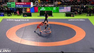 65kg - Orkhon Purevdorj, Mongolia vs Mallory Velte, United States