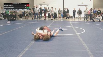 120 lbs Round Of 64 - Jacob Kranz, MN vs Logan Worth, PA