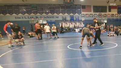 132 lbs Round 3 - Brayden Webb, West Henderson High School vs Anthony Martinez, Yellow Jackets Wrestling Club