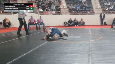 135_B lbs Consi Of 16 #2 - Brock Lewis, Cambria Heights vs Brigham Larson, Cenral Dauphin
