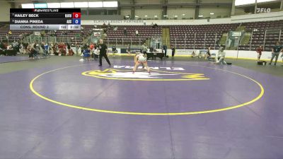 117 lbs Cons. Round 3 - Hailey Beck, New Jersey City University vs Dianna Pineda, Alfred State