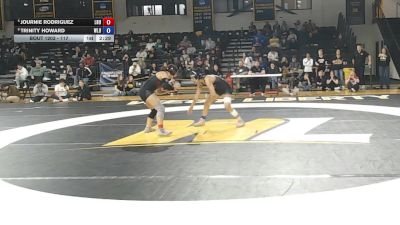 117 lbs 3rd Place Match - Journie Rodriguez, Lock Haven University vs Trinity Howard, West Liberty