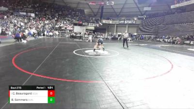 2A 106 lbs Quarterfinal - Cayden Beauregard, Sequim vs Ben Sommers, Burlington-Edison