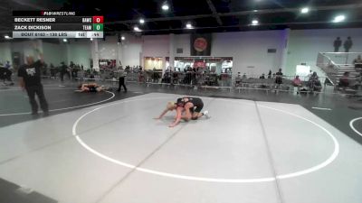 138 lbs Consi Of 8 #2 - Beckett Resner, Rawc vs Zack Dickison, Team Thunder