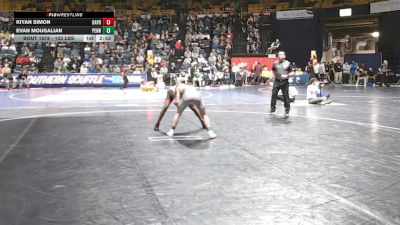 133 lbs Round Of 32 - Kiyan Simon, Davidson vs Evan Mougalian, Penn