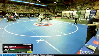 132 Class 4 lbs Quarterfinal - Drew Mattison, Parkway South vs Canon Roark, Lebanon