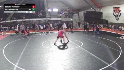 115 lbs Cons. Sub-semis - Matthew Razo, Nevada vs Seelah Piatkoff