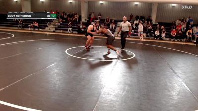 285 lbs Cons. Round 2 - Alfred Hendricks, Northern Oklahoma College-Tonkawa vs Cody Netherton, Chadron State