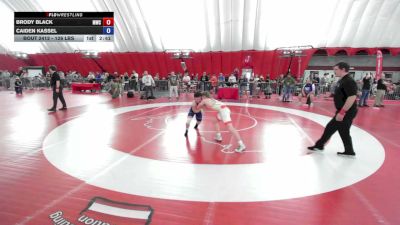 126 lbs Cons. Quarters - Brody Black, MWC vs Caiden Kassel