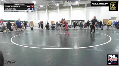 120 kg Rr Rnd 2 - Jaylen McCammon, Maurer Coughlin Wrestling Club vs Madalyn Hill, Journeymen Wrestling Club
