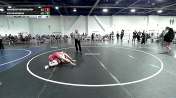 109 lbs Round Of 16 - Kimberlynn Rosario, Bakersfield Drilles vs Kyler Kissell, Arvada