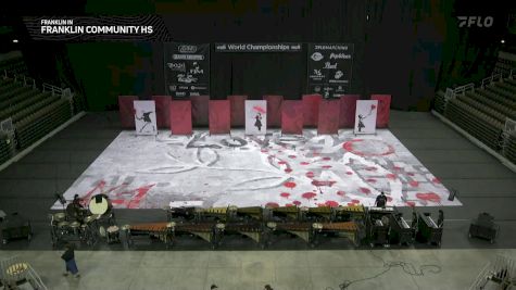 Franklin Community HS "Franklin IN" at 2025 WGI Percussion/Winds World Championships