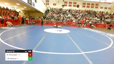 175 lbs Round Of 16 - Kian Amouzgar, Concord-Carlisle vs Willer Rossow, Oliver Ames