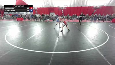 126 lbs Cons. Semi - Koda Purney, AWA vs Liam Carey, Sarbacker Wrestling Academy