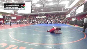 159 lbs Champ. Round 2 - Alexander Berkowitz, Redwood vs Brayden Timmerman, Fortuna