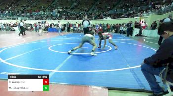 110 lbs Consi Of 8 #2 - Braylen Walker, Claremore Wrestling Club vs Marcus DeLaRosa, Altus JH