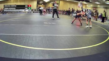 66 lbs Quarterfinal - Analeia Cortez, Grindhouse WC vs Emma Munson, Lawc