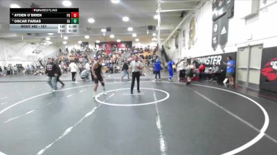 157 lbs Quarterfinal - Oscar Farias, Santa Ana vs Ayden O`Brien, Palm Desert