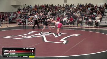 149 lbs Finals (2 Team) - James Wright, Fresno City College vs Brian Geiger, Mt San Antonio College