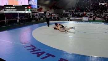 5A 175 lbs Cons. Round 2 - Tate Cuthbert, Lewiston vs Jakob Jenks, Idaho Falls