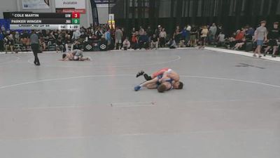 113 lbs Champ. Rd Of 64 - Cole Martin, Greater Heights Wrestling vs Parker Wingen, Jackrabbit Wrestling Academy