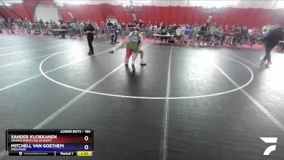 160 lbs Cons. Round 1 - Xander Kuokkanen, Askren Wrestling Academy vs Mitchell Van Goethem, Wisconsin