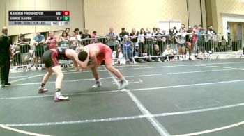 138 lbs Round Of 64 - Xander Fronhofer, Beat The Streets - Los Angeles vs James Barde, El Paso HS