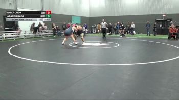 JV-52 lbs Round 3 - Araceli Rada, Muscatine vs Emily Cook, Colfax-Mingo