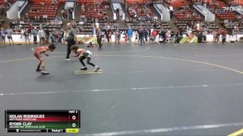 56 lbs Cons. Semi - Ryder Clay, Anchor Bay Wrestling Club vs Nolan Rodriguez, Riot Room Wrestling