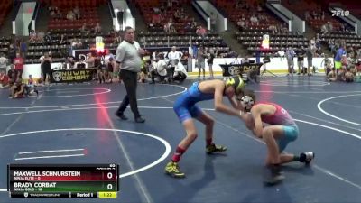 85 lbs Round 2 (6 Team) - Maxwell Schnurstein, Ninja Elite vs Brady Corbat, Ninja Gold