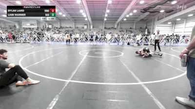90 lbs Rr Rnd 1 - Dylan Laird, TNWC Blue vs Liam Warner, Ragin Raisins Catawba MS