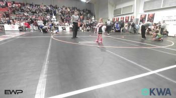 52 lbs Quarterfinal - River Landis, Verdigris Youth Wrestling vs Aspen Shelton, Team Tulsa Wrestling Club