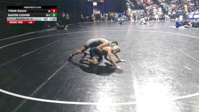 125 lbs Round Of 32 - Tyson Roach, Little Rock vs Easton Cooper, Chattanooga