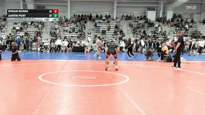 132 lbs Consi Of 32 #1 - Efrain Rivera, SC vs Austin Post, NY
