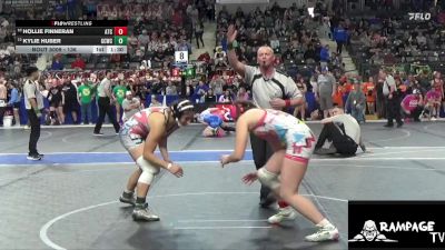 136 lbs 5th Place Match - Hollie Finneran, Atchison vs Kylie Huber, Garden City Wrestling Club
