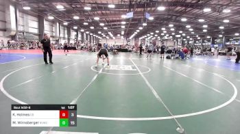 132 lbs Rr Rnd 3 - Kainan Holmes, Gettysburg vs Max Wirnsberger, Buffalo Valley Black