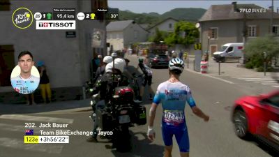 Two Motorcycles Responsible For Crashing Nils Eekhoff, Jack Bauer At The Same Time On Stage 18 Of 2022 Tour De France