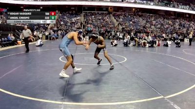 2A 126 lbs Cons. Round 1 - Edgar Vasquez, Trinity vs Angel Crespo, South Lenoir High School