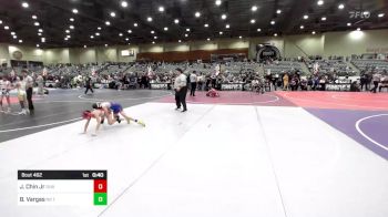 81 lbs Consi Of 4 - Jeffrey Chin Jr, DUB Wrestling vs Braxton Vargas, No Team