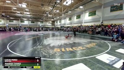 50 lbs Cons. Round 4 - Phoenix Chavez, Gering Wrestling Club vs Lucas Perez, Bear Cave