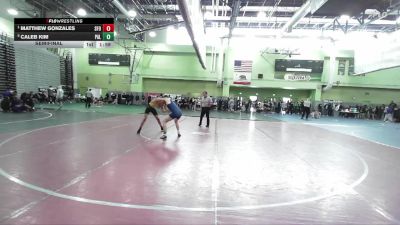 126 lbs Semifinal - Matthew Gonzales, SAN FERNANDO vs Caleb Kim, Palisades